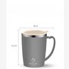 350ml Thermos Mug 304 Stainless Steel Coffee Cup With Handle Leak-Proof Vacuum Flask Insulated Cup Portable Thermal Water Bottle