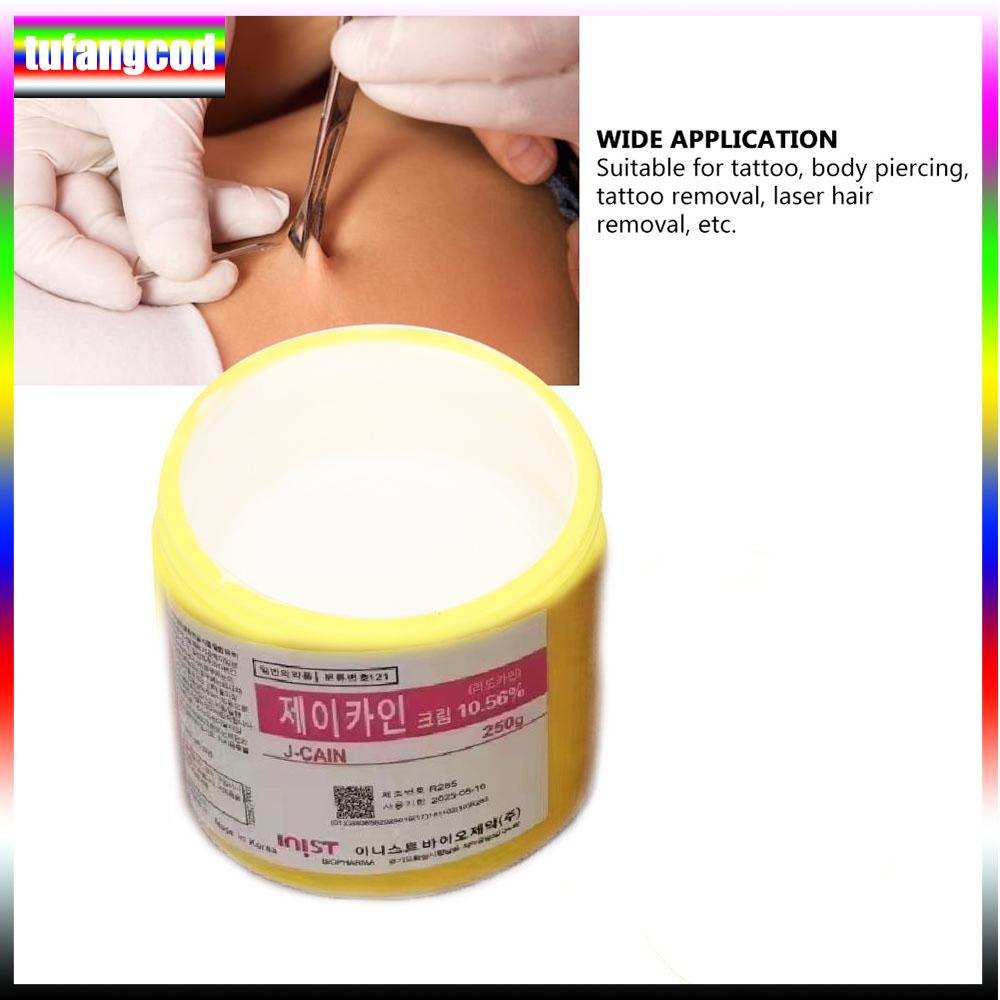 250 г анестетик татуировки быстрая кожа онемение 10,56% желтый крем полупостоянный