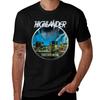 Футболка Highlander хлопковые футболки высокое качество черная хлопковая футболка однотонная для мужчины упаковка футболка мужчина хлопковая футболка