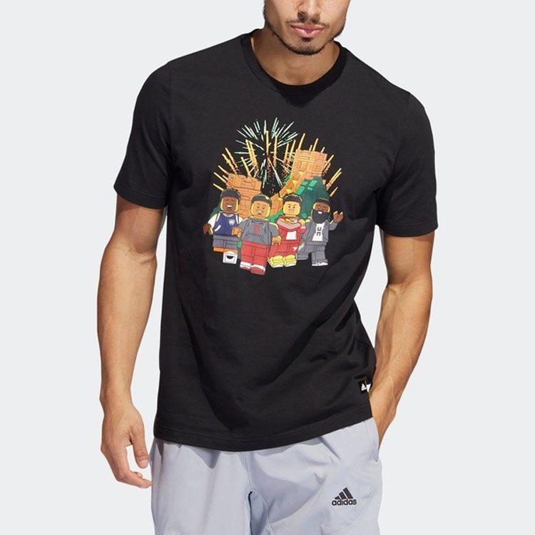 Adidas Lego T Shirt Men's Black HE0864