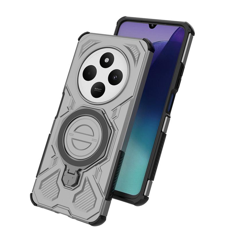 Магнитный Чехол Для Телефона Xiaomi Redmi 14C Чехол Xiaomi Redmi 14C Обложка Ударопрочный Magsafe Беспроводная Зарядка Чехол Xiaomi Redmi 14C