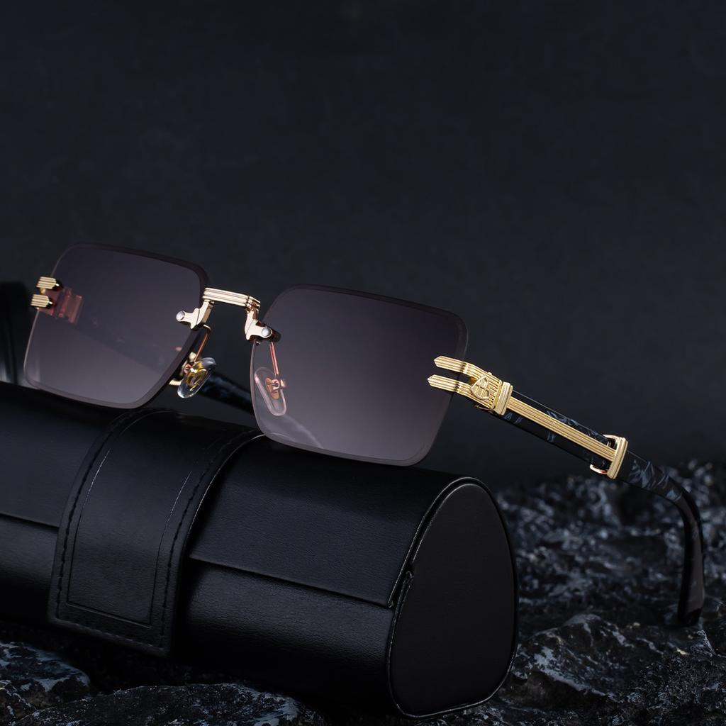 Маленькие квадратные солнцезащитные очки мужские модные ретро солнцезащитные очки мужские очки высокого класса