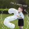 White Number 0-9 Balloons 32 Inch Birthday Party Decorations  Celebrating Birthdays