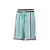 Li Ning Sports Basketball Series Трикотажные свободные спортивные шорты мужские шорты Lake-Gray-Blue AAPR353-4