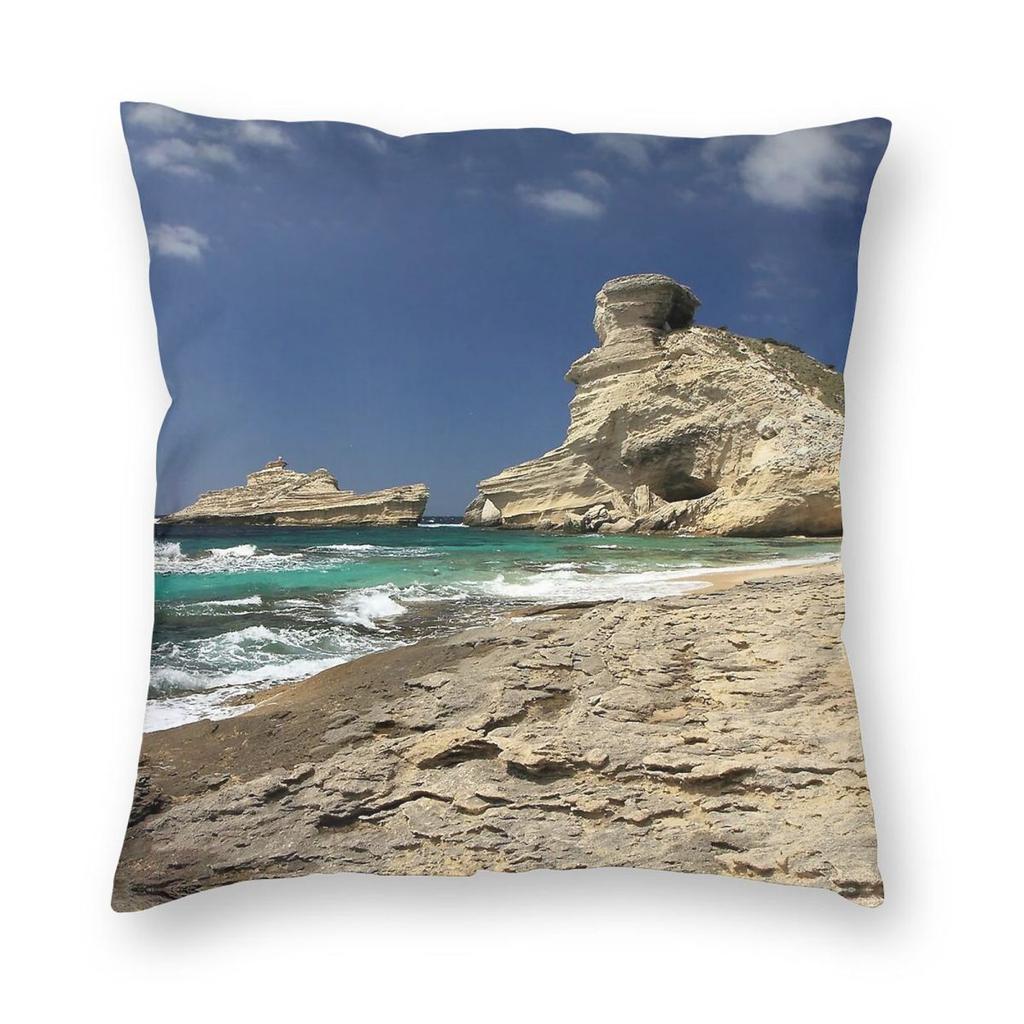 Capo Pertusato Pillowcase Polyester Linen Velvet Creative Zip Decorative Home Cushion Cover