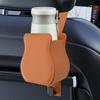 Car Water Bottle Holder Seat Back Organizer Cup Holder for Car Leather Box Organization and Storage for Water Bottle Phone Keys