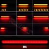 Upgrade LED Brake Tail DRL Lights 12V 24V Truck Trailer Waterproof 3 In 1 Red Yellow Integrated Flowing Water Turn Signal Lamps