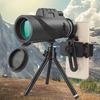80X100 Hd Monocular Telescope Long Range Zoom Bak4 Prism Telescope With/without Tripod Phone Clip Hunting Outdoor Camping