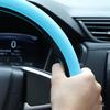 Автомобильный универсальный силиконовый чехол на руль эластичный чехол для перчаток текстура мягкая