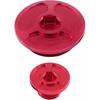 ApplianPar Red Billet Engine Plug Crankcase Cover for Honda TRX400EX Sportrax 400 2x4 2000 2001 2002 2003 2004 2005 2006 2007 2008