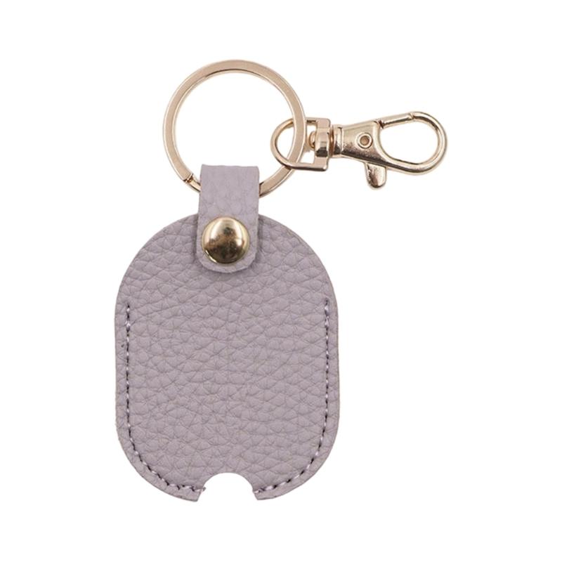 Разноцветные колпачки для ключей Кожаные аксессуары для ключей Милый держатель для ключей Модный брелок Подарок для женщин и девушек