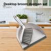 2 шт./компл. настольный набор щеток и совков для мусора, легкий компактный дизайн, отверстие для подвешивания, мини-щетка для пыли, набор совков для мусора