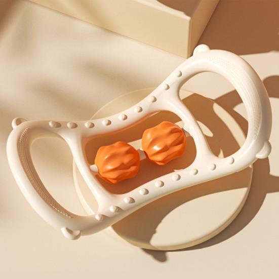 1/2 шт. Кольцо для йоги с массажным роликом, портативное кольцо для пилатеса, фитнес-кольцо, растяжка мышц, массажный круг для упражнений, домашний спортзал, тренировка