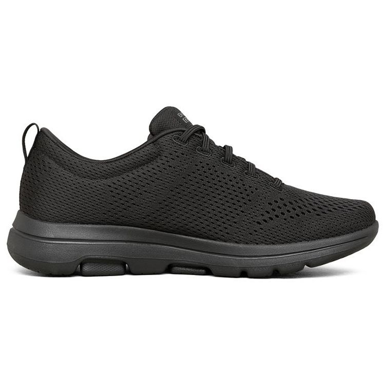 Skechers Go Walk 5 Повседневные Удобные Амортизирующие Прочные Дышащие Низкие Ходячие Кроссовки Мужские Кроссовки Черный 216065-BBK