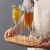 1PCS Double Wall  Champagne Glass Glasses Flutes Bubble Wine Tulip Cocktail Wedding Party Cup Toast Bodum Thule Xicaras Copo
