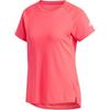Comfortable Round Neck Pullover Short Sleeve T-Shirt Women Tops Orange Pink DQ2948