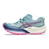 Asics Fuji Speed ​​2 Gris Blue Pink Женские кроссовки черные 1012B515-400