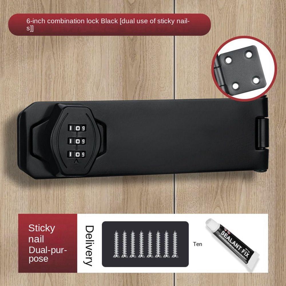 Zinc Alloy Combination Coded Lock 3 Digit Coded Window Stoppers New Cabinet Password Locks  Cabinet