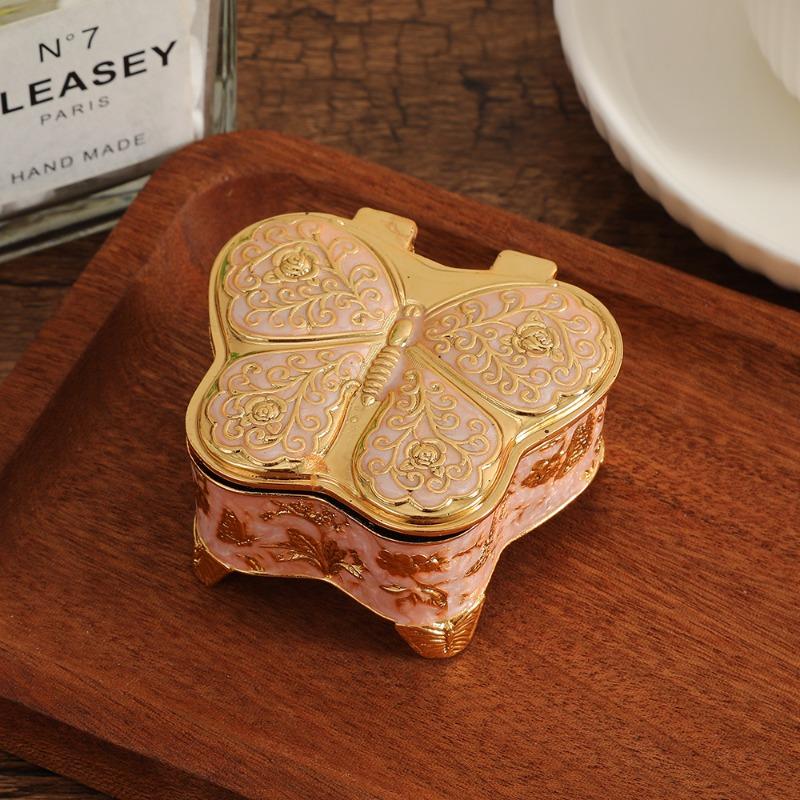 Jewelry Box - Metal Butterfly Jewelry Box - Zinc Alloy Jewelry Storage Box - Princess Jewelry Box - Gift Box