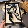 Корейский атласный маленький квадратный платок 71x71см, персонализированная защита шеи, шелковый платок, мягкий шелковистый, профессиональный платок, шарф-ремень, женский