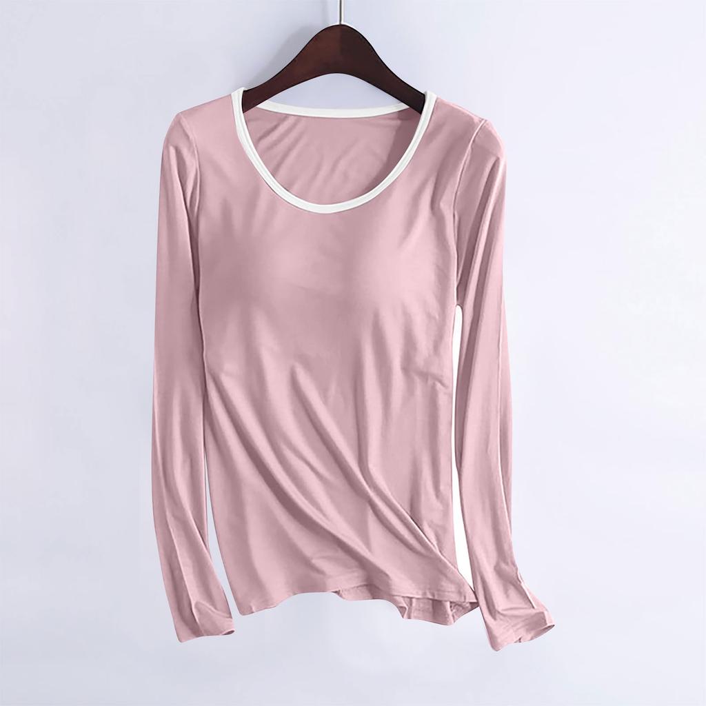 Женская однотонная рубашка с нагрудником и одной чашкой для йоги, женское нижнее белье, верх