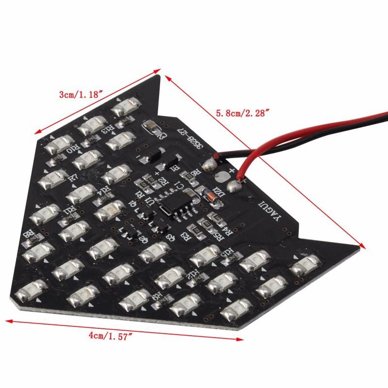 Универсальные 2 Супер Желтые 33-SMD Последовательные Светодиодные Стрелки для Поворота Бокового Зеркала Автомобиля