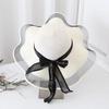 UV Protection Bow Straw Hat Weave Outdoor Visor Cap Fashion Sun Protection Cap  Vacation