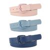 Macaron Plain Bag Pin Buckle Belt Women'S High-End Dress Decorative Pu Belt