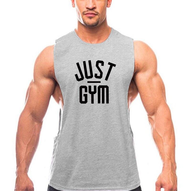 Muscleguys Brand Gym Clothing Canotte Bodybuilding Drop Armhole Tank Top Men Fitness Tanktop Sleeveless Shirt Workout Vest