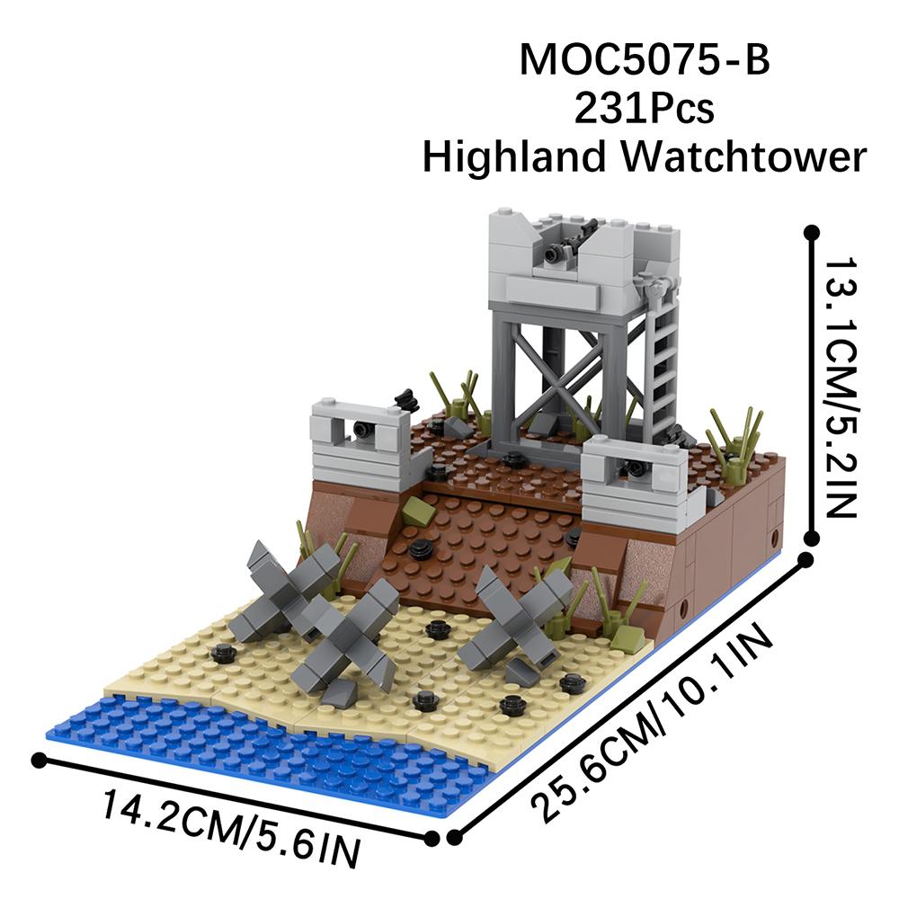 Военная серия MOC Кирпич Современная война Вторая мировая война Укрепления Фигурка Войны Модель Строительные блоки Детские игрушки для детей Подарок