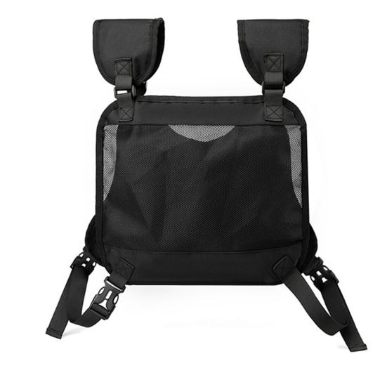 Нагрудная сумка для улицы, регулируемые ремни, вместительный водонепроницаемый карман на молнии для мужчин и женщин, спортивный жилет для бега, велоспорта, походов, путешествий, EDC, нагрудный пакет