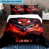 3pcs Al Ahly FC Printed Bedding Set Duvet Cover Closure Includes 1 Duvet Cover & 2 Pillowcases Bedding Sets Home Decor Gifts