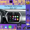 Android 14 Carplay Auto WIFI+4G автомобильное радио для Suzuki SX4-CROSS 2014-2017 мультимедийный видеоплеер навигация GPS стерео головное устройство