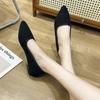 Модная женская обувь 2024 года, модная женская обувь на плоской подошве весна-осень, модная удобная женская обувь с заостренным носком и мелким носом