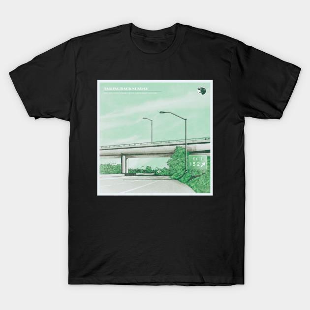 Men Black Print T-shirt Part Album Of Taking Back Sunday Tell All Your Friends 2002 No-Cut Heat Transfer Print Cotton Tshirt