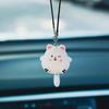 Кошачий брелок для автомобиля Милый котенок Подвеска на зеркало заднего вида автомобиля Украшение Подвеска на зеркало заднего вида автомобиля Подвесные аксессуары из смолы с котенком