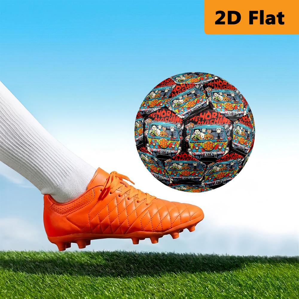 Horror Machine: Fear Motion football Suitable for both training and competition Outdoor sports No. 5 football Very elastic entertainment