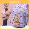 Backpack Curved Capybara Shoulder Straps Cartoon Fit For Children Preschool