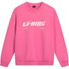 Свитшот унисекс Li Ning Sports Lifestyle Series свободного кроя с круглым вырезом и логотипом AWDVF77-9