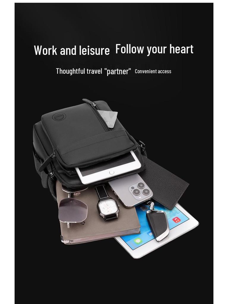 Модный мужской легкий рюкзак-кроссбоди - Повседневная однолямочная сумка-мессенджер