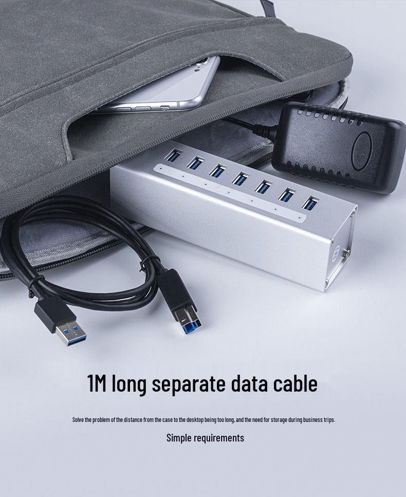 ORICO A3H Высокоскоростной USB 3.0 Четырехпортовый Expansion Hub с блоком питания