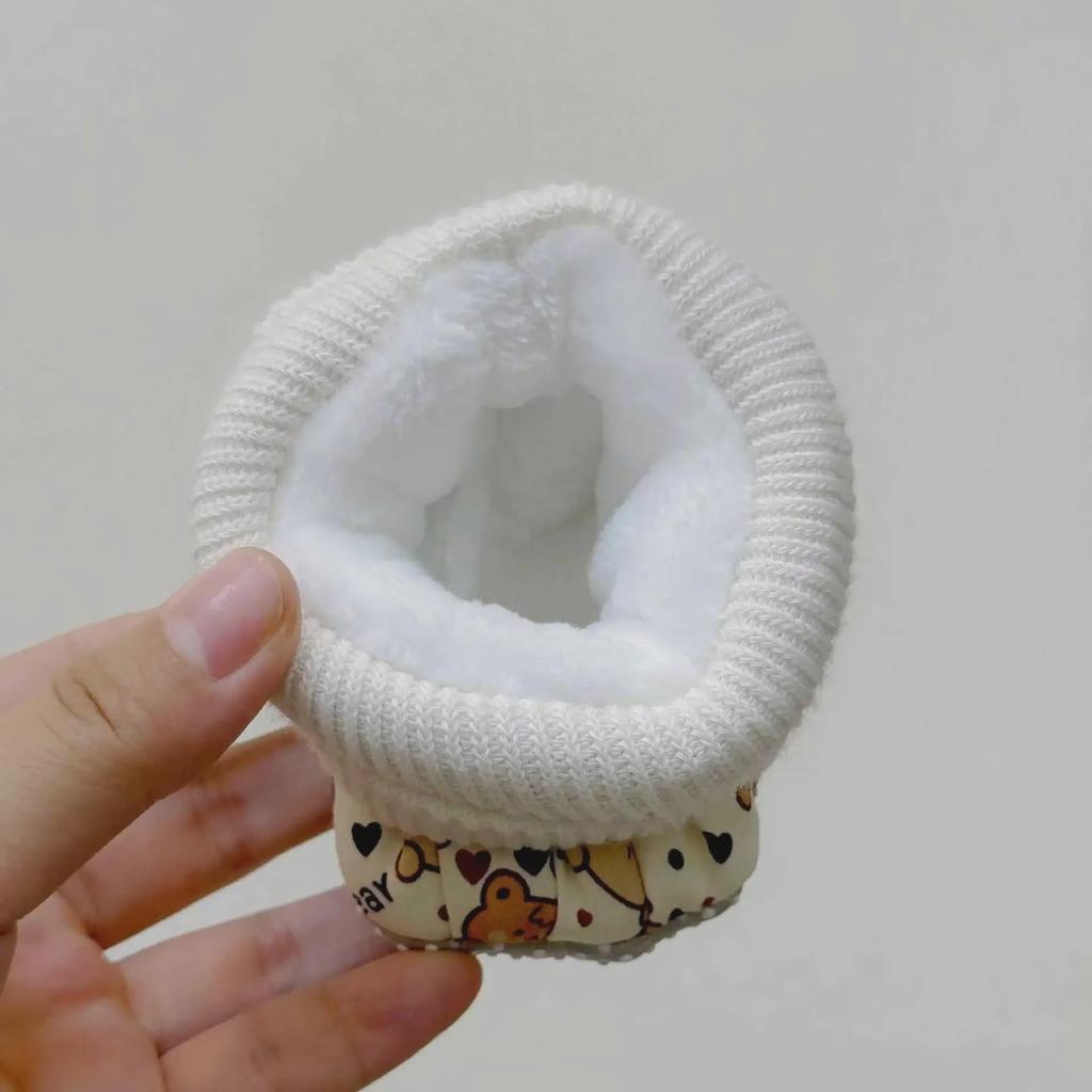 Plush Winter Baby Shoes (0-12 Months) for Boys and Girls