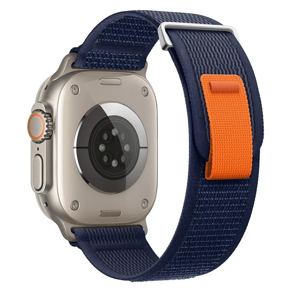 Ремешок Trail Loop для Apple Watch Ultra 2, ремешок 49 мм, 44 мм, 40 мм, 41 мм, 42 мм, браслет Correa для IWatch Series 9, 8, 7, 6, 5 Se, ремешок 45 мм