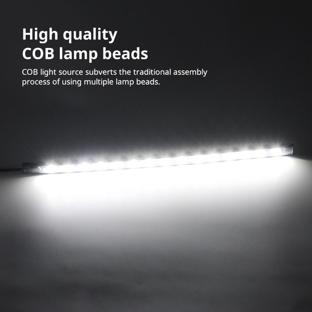 2 шт. Универсальные водонепроницаемые фонари для багажника, капота двигателя, ног, сделай сам, автомобиль, мотоцикл, окружающее освещение, стиль, светодиодная лента дневного света 12 В