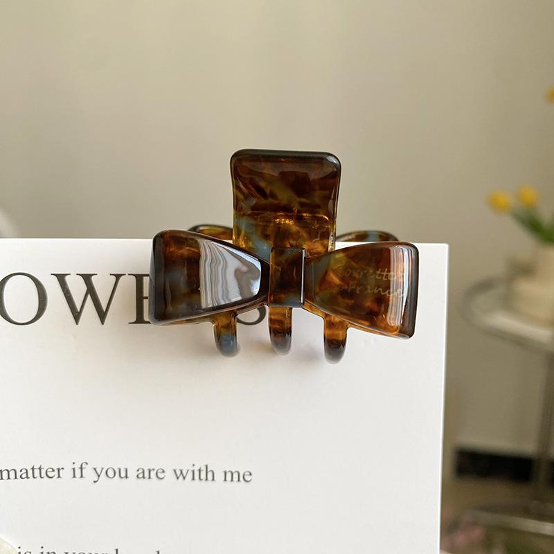 Новые ретро ацетатные маленькие заколки для волос для женщин, изысканные банты, заколки для волос, боковые заколки для волос для девочек, аксессуары для волос, корейские заколки для волос