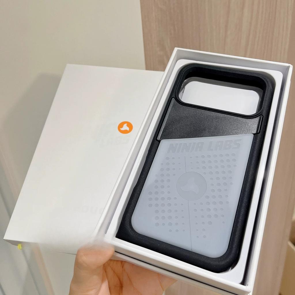 Силиконовый чехол Ninja Labs для телефона с держателем для карт для iPhone 17 Pro Max 16 15 13 14 Сумки для помады и макияжа Прочный защитный чехол