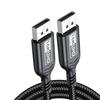 Быстрый кабель DP16K 15360x8640 8K 60 Гц 4K 240 Гц Двухканальный Широкая совместимость Устойчивый к разрыву