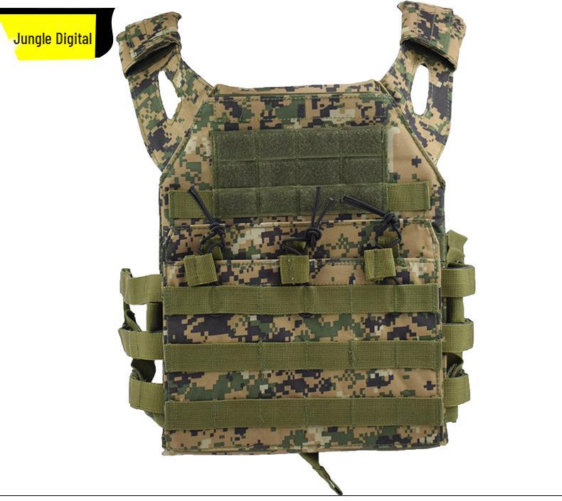 Lightweight JPC Tactical Camouflage Vest - Multifunctional Outdoor Combat Gear