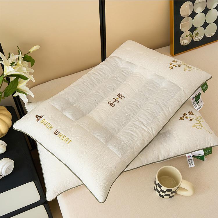 Yongyou Vanke School Area Valley Buckwheat Neck Protection Medium Low Buckwheat Pillow Herbal Sleep Aid for Students Adult Skin friendly Soft Pillow