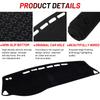 Felt Fabric Dash Mat For Nissan Kicks 2016-2021 Left/Right Hand Drive Dashmat Pad Dashboard Carpet Cover Dash Mat Sun Shade